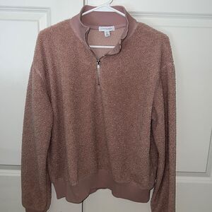 Softest Blush Sherpa Pull Over